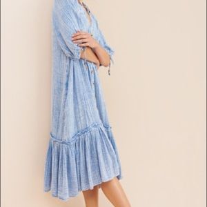 NWT Free People Maya Shirt Dress in Flax Flower